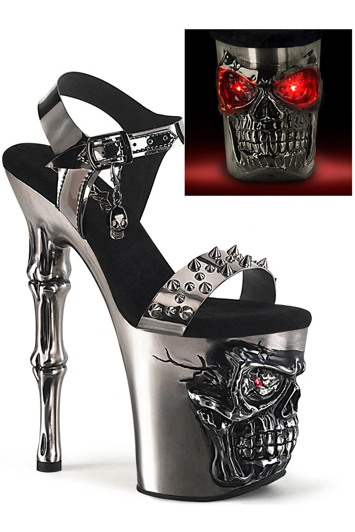 Gothic Boots Demonia Rapture 812-LT Pewter Shoes 3 Gothic Boots Demonia Rapture 812-LT Pewter Shoes