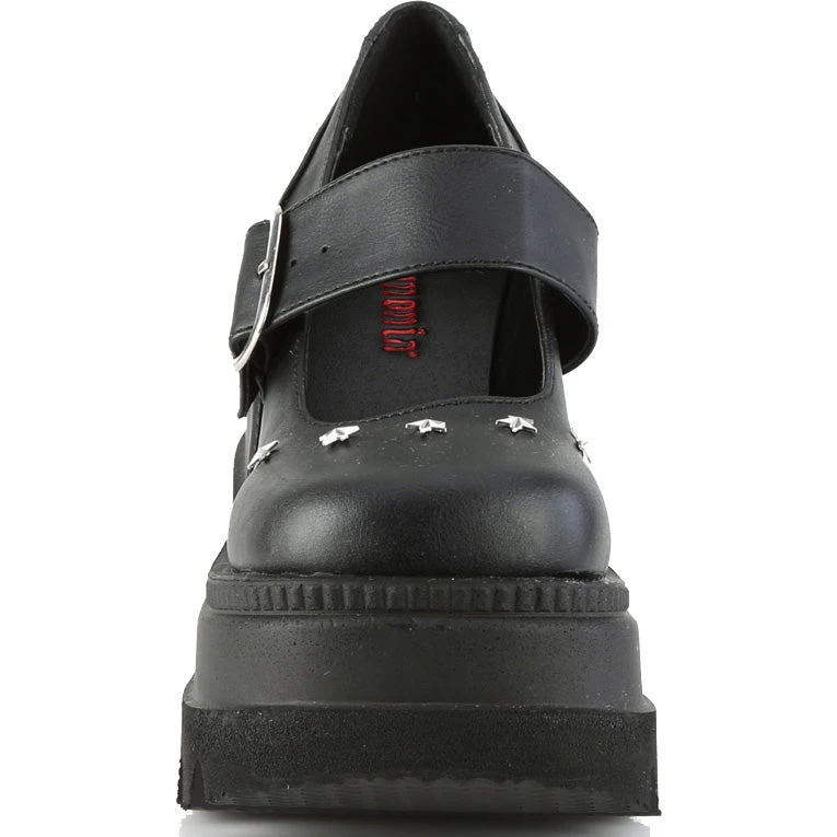 Demonia SHAKER 23 Black Shoes Gothic Boots 4 Demonia SHAKER 23 Black Shoes Gothic Boots