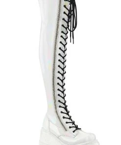 Demonia SHAKER-52 White Boots