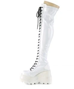 Demonia SHAKER-52 White Boots