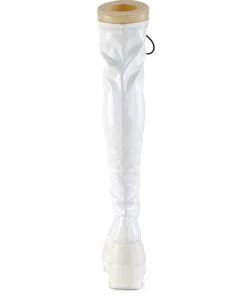 Demonia SHAKER-52 White Boots