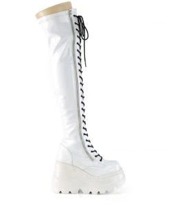 Demonia SHAKER-52 White Boots