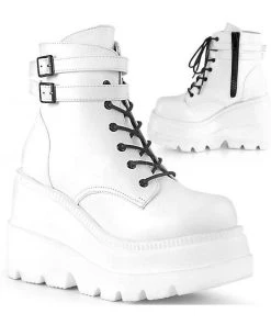 Demonia SHAKER-52 Boots White