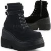 Gothic Boots Demonia SHAKER 52 Boots Velvet