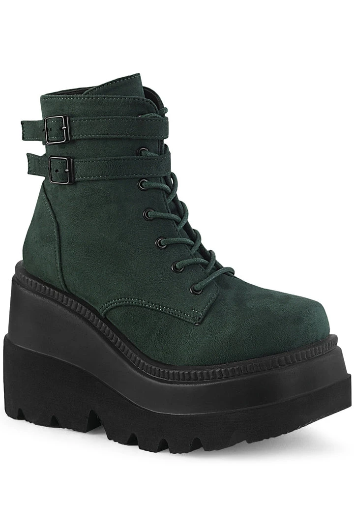 Demonia Shaker 52 Emerald Suede Boots 3 Demonia Shaker 52 Emerald Suede Boots