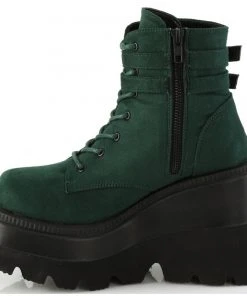 Demonia Shaker 52 Emerald Suede Boots 9 Demonia Shaker 52 Emerald Suede Boots