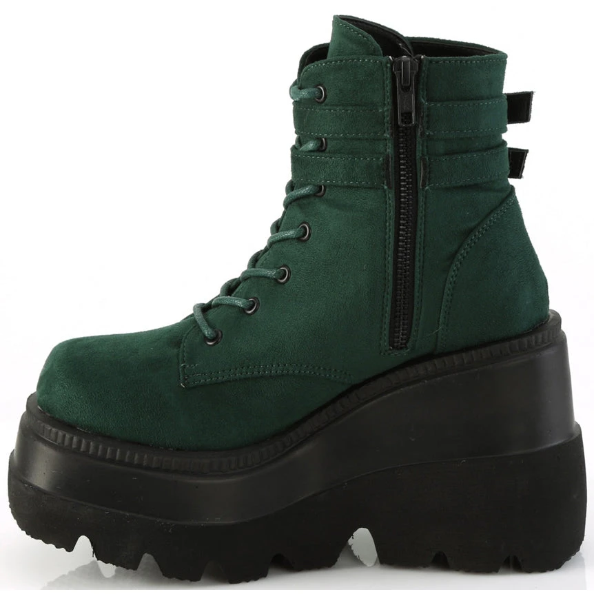 Demonia Shaker 52 Emerald Suede Boots 5 Demonia Shaker 52 Emerald Suede Boots