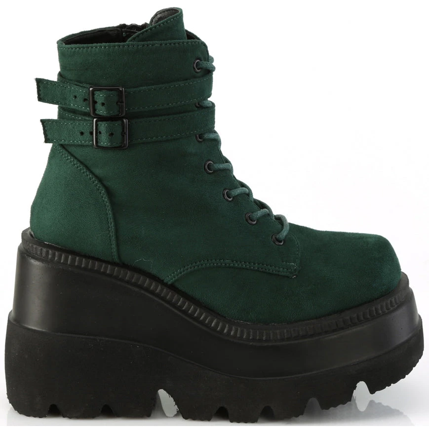 Demonia Shaker 52 Emerald Suede Boots 7 Demonia Shaker 52 Emerald Suede Boots