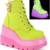Demonia Shaker 52 Boots Lime