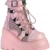 All Footwear Demonia Shaker 60 Pink Boots