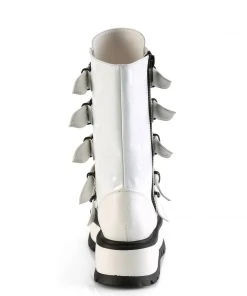 Gothic Boots Demonia SLACKER 160 White Boots