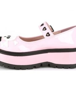 Gothic Boots Demonia SLACKER 27 Pink Shoes 9 Gothic Boots Demonia SLACKER 27 Pink Shoes