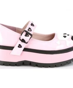 Gothic Boots Demonia SLACKER 27 Pink Shoes 11 Gothic Boots Demonia SLACKER 27 Pink Shoes