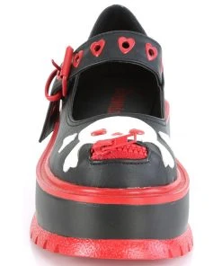 Gothic Boots Demonia SLACKER 27 Black Red Shoes