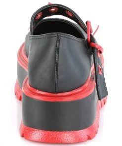 Gothic Boots Demonia SLACKER 27 Black Red Shoes