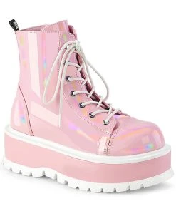 Demonia Slacker 55 Boots Pink