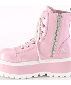 Demonia Slacker 55 Boots Pink