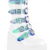 Ladies Fetish Boots Demonia SWING 230 Boots White
