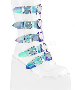 Ladies Fetish Boots Demonia SWING 230 Boots White