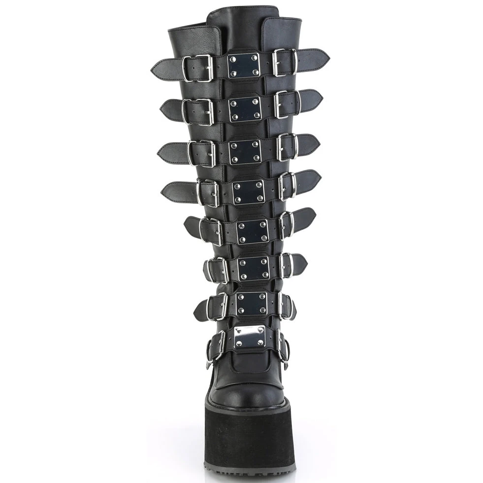 Gothic Boots Demonia Swing 815WC Wide Calf Boots 4 Gothic Boots Demonia Swing 815WC Wide Calf Boots