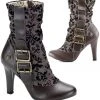 Steampunk Boots Demonia TESLA-106 Boots
