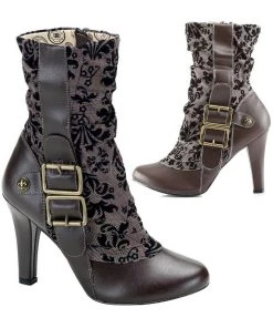 Steampunk Boots Demonia TESLA-106 Boots