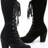 Demonia VIVIKA-205 Boots Velvet Gothic Boots