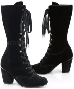 Demonia VIVIKA-205 Boots Velvet Gothic Boots