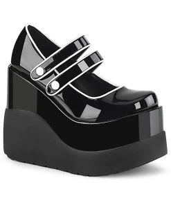 Demonia VOID 37 Black Shoes Gothic Boots