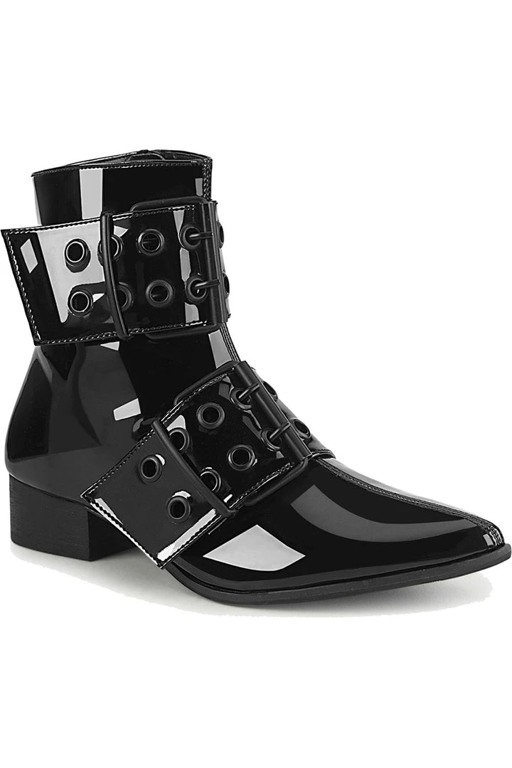 Gothic Boots Demonia WARLOCK 55 Patent Boots 3 Gothic Boots Demonia WARLOCK 55 Patent Boots