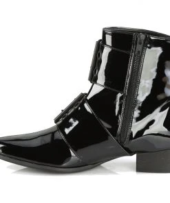 Gothic Boots Demonia WARLOCK 55 Patent Boots 9 Gothic Boots Demonia WARLOCK 55 Patent Boots