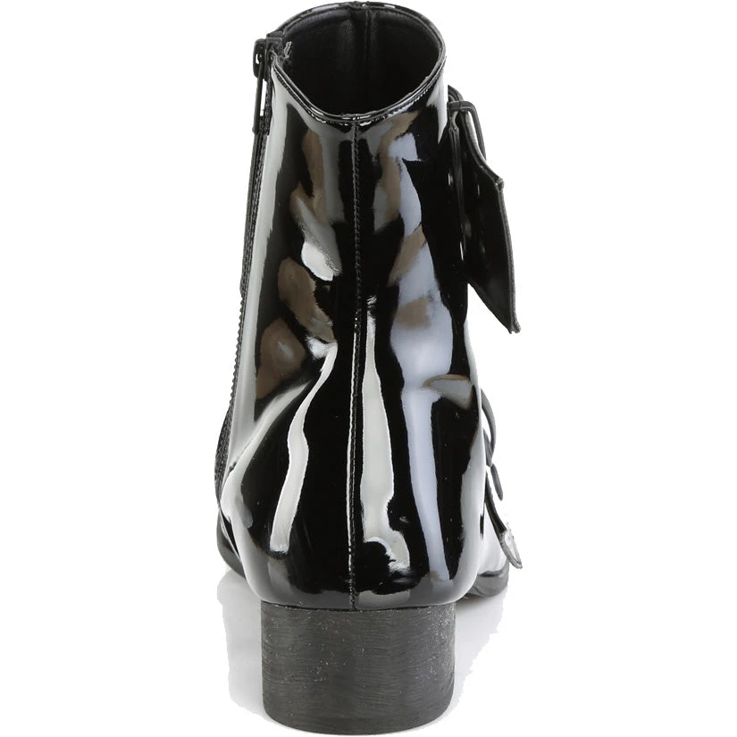 Gothic Boots Demonia WARLOCK 55 Patent Boots 6 Gothic Boots Demonia WARLOCK 55 Patent Boots