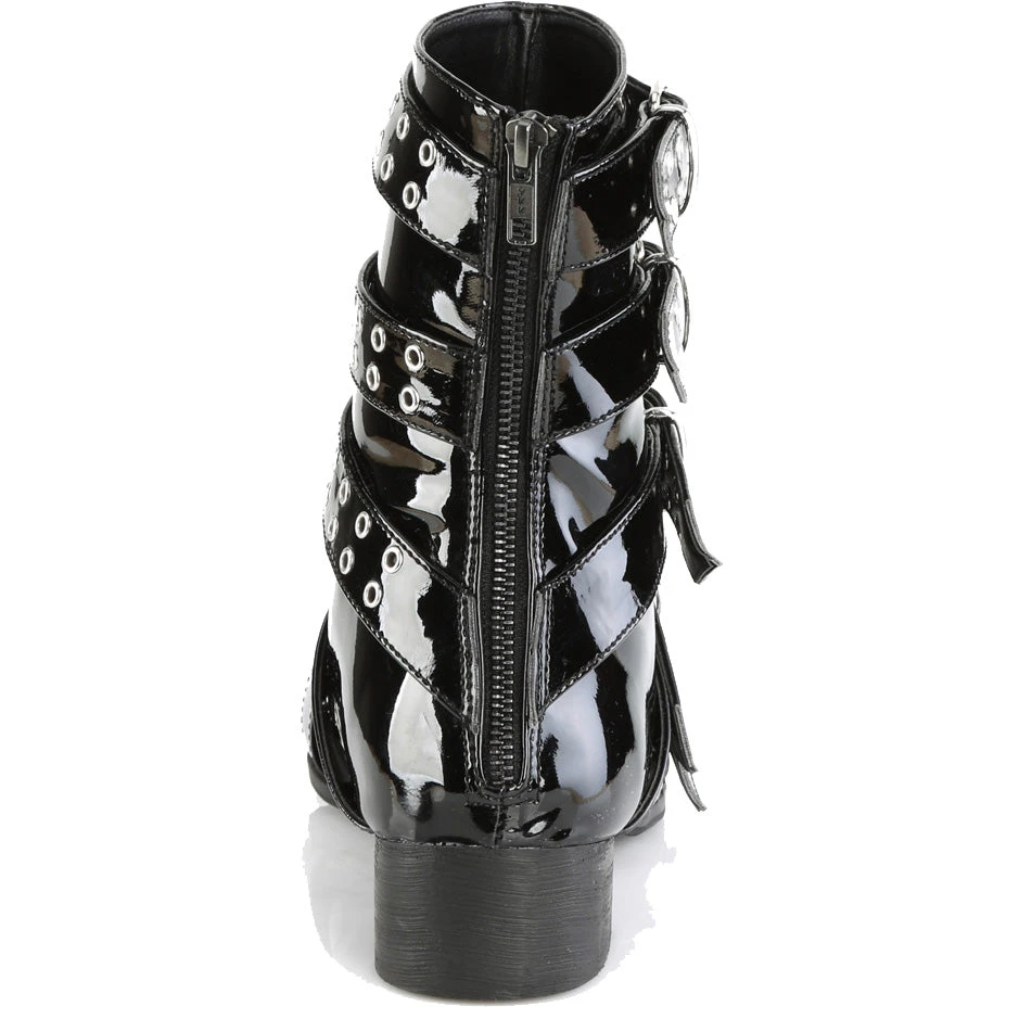 Gothic Boots Demonia WARLOCK 70 Patent Boots 6 Gothic Boots Demonia WARLOCK 70 Patent Boots