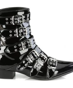 Gothic Boots Demonia WARLOCK 70 Patent Boots 11 Gothic Boots Demonia WARLOCK 70 Patent Boots