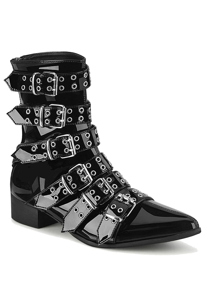 Gothic Boots Demonia WARLOCK 70 Patent Boots 3 Gothic Boots Demonia WARLOCK 70 Patent Boots