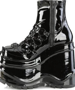 Demonia WAVE 110 Patent Boots