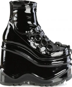 Demonia WAVE 110 Patent Boots