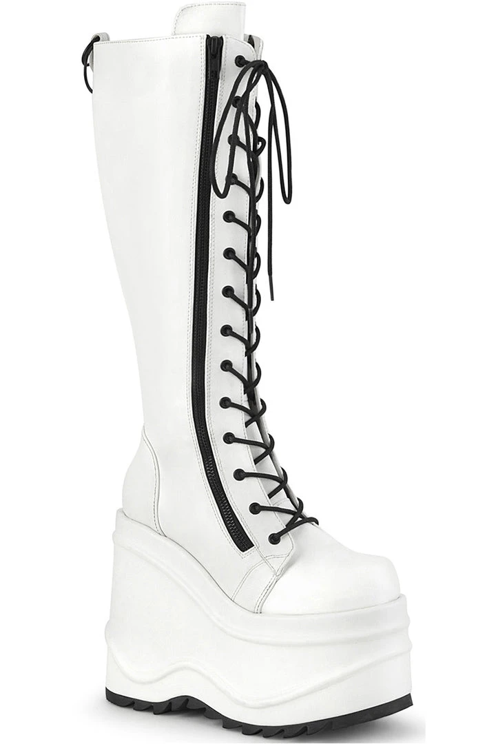 All Footwear Demonia WAVE 200 Boots White 3 All Footwear Demonia WAVE 200 Boots White