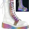 Demonia Emily 350 Boots White All Footwear