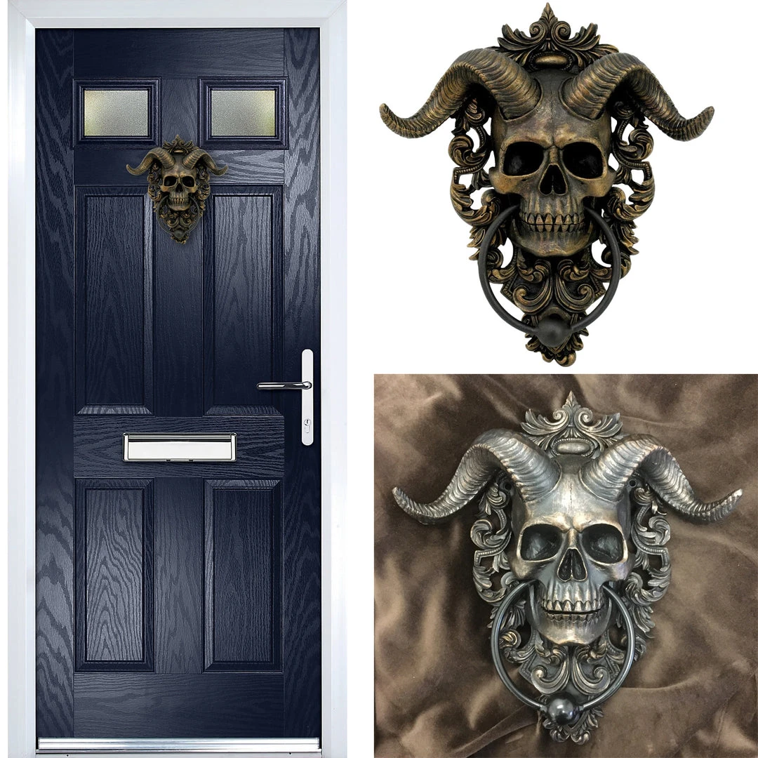Nemesis Now Front Door & Hallway Diabolus Door Knocker 4 Nemesis Now Front Door & Hallway Diabolus Door Knocker