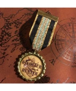 Dragophelion Designs Dinosaur Hunter Steampunk Medal Steampunk Jewellery