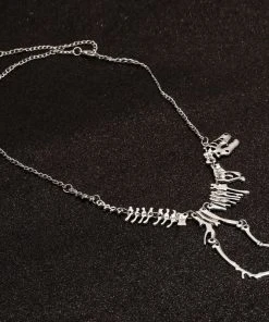 Gothic And Steampunk Jewellery Steampunk Dinosaur Skeleton Necklace