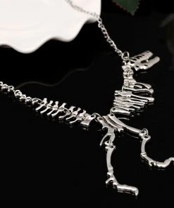 Gothic And Steampunk Jewellery Steampunk Dinosaur Skeleton Necklace