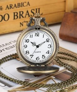 Pocketwatches Dinosaur Steampunk Pocket Watch On Necklace Chain