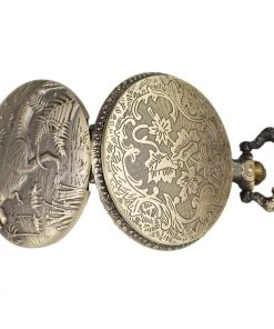 Pocketwatches Dinosaur Steampunk Pocket Watch On Necklace Chain