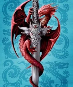 Eastgate Anne Stokes Dragon And Dagger Card
