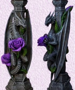 Nemesis Now All Homeware Anne Stokes Dragon Beauty Candle Stick