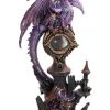 Puckator Dragon Figurine On Castle With LED Dragon Eye 51cm All Homeware