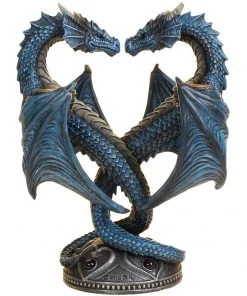 Nemesis Now Anne Stokes Dragon Heart Candlestick + Free Vampire Tears Candles