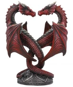 Nemesis Now Anne Stokes Dragon Red + Free Vampire Tears Candles